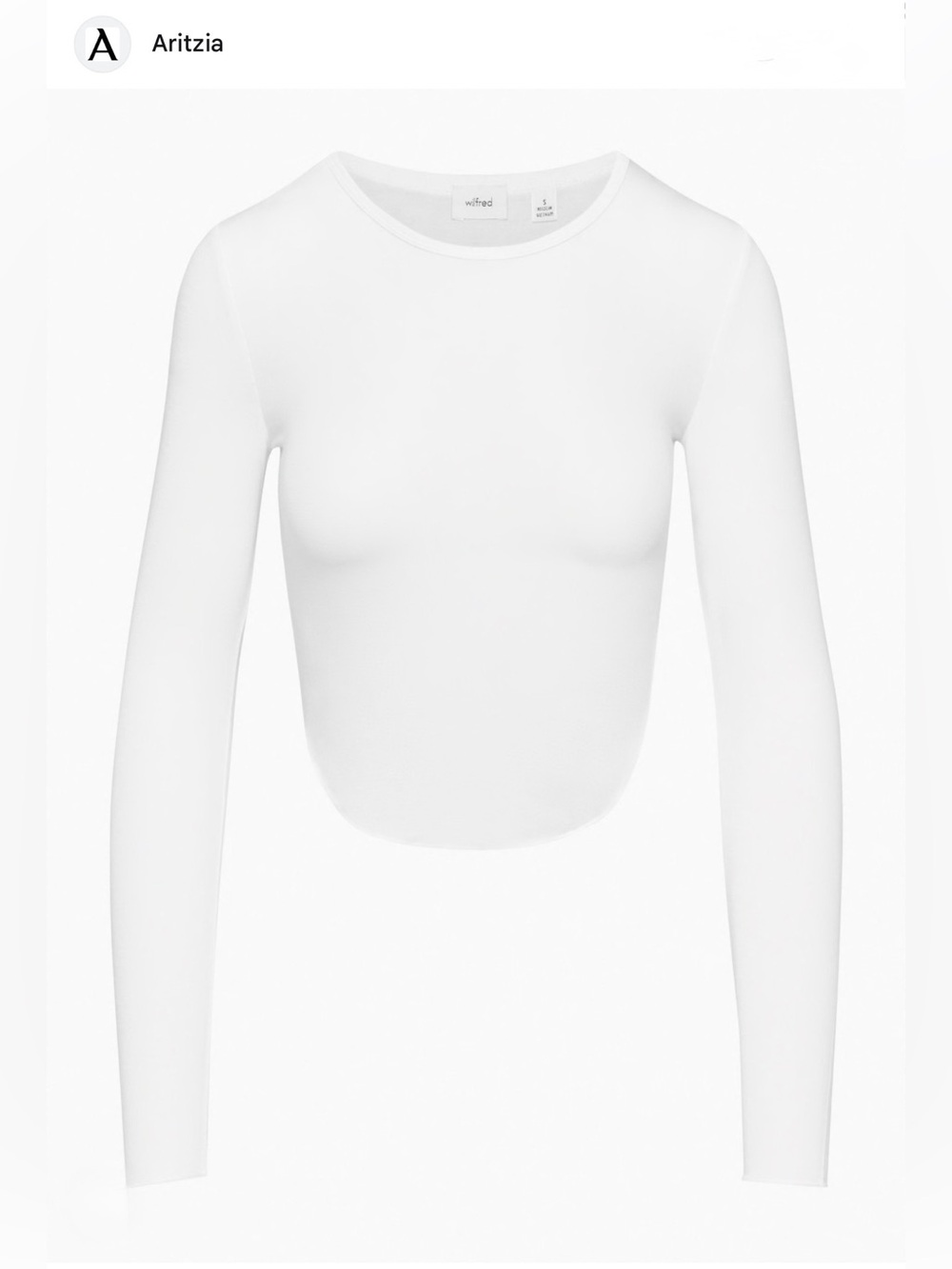 Aritzia Wilfred Potion Long Sleeve Shirt